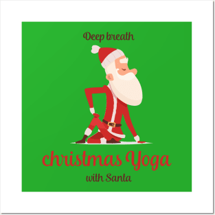 Christmas Yoga Posters and Art